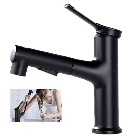 Torneira Extensivel Banheira Banheiro Ducha Articulada Tres Jatos Pia Mesa Bancada Monocomando Agua 