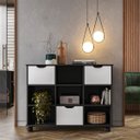 Ver imagem 2 de Nicho Organizador c/ 3 Gavetas com Rodízio Roterdã Q01 - ADJ Decor NICHO ORGANIZADOR NICHO DECORATIV
