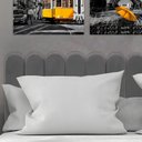 Ver imagem 1 de Cabeceira Modular Nuvem Autocolante Cama King - 2,00 Metros