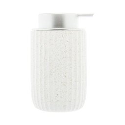 Porta Sabonete Liquido Ceramica Nordico 300 Branco Lyor - 3