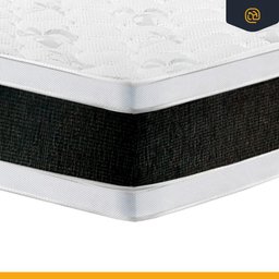 Cama Box Baú com Colchão de Espuma D45 Castor Black & White Super King 193cm - 8
