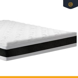 Cama Box Baú com Colchão de Espuma D45 Castor Black & White Super King 193cm - 7