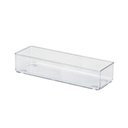 Ver imagem 1 de Organizador de Gaveta Transparente Antiderrapante 24x8x5cm Arthi