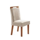 Ver imagem 4 de Conjunto de Jantar Mesa Tampo MDF/Vidro com 4 Cadeiras Firenze Veneza  LJ Móveis