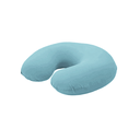 Ver imagem 5 de Kit Amamentação Poltrona, Puff e Almofada Suede Azul Turquesa Dominic Decor Lille