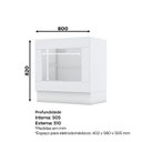 Ver imagem 4 de Balcão para Forno de Embutir Americana Branco/HP