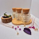 Ver imagem 3 de 3 Velas Aromáticas Potes de Vidro 30 Gramas com Mini Tronco