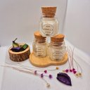 Ver imagem 2 de 3 Velas Aromáticas Potes de Vidro 30 Gramas com Mini Tronco