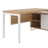 Mesa para Escritório em L 136x136cm com Balcão 2 Portas Nobile Home Office Artesano - 7