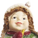 Ver mais imagens de Escultura Menina Trompetista Natalina em Pé Decorativa 18cm