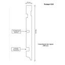 Ver imagem 2 de Rodapé BrasGroup 1025 15mm x 15cm x 2,40m (Barra)