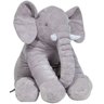 Almofada para Bebê Dormir 60cm Elefante de Pelúcia Gigante Buba Cinza - 5