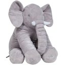 Ver imagem 5 de Almofada para Bebê Dormir 60cm Elefante de Pelúcia Gigante Buba Cinza
