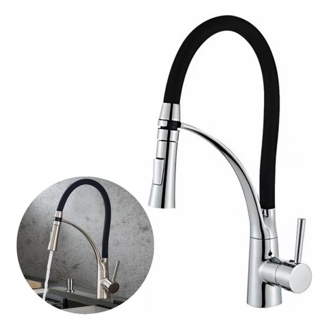 Torneira de Cozinha Gourmet Flexível Silicone Monocomando - Brinovar