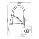 Ver imagem 5 de Torneira de Cozinha Gourmet Flexível Silicone Monocomando - Brinovar