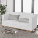 Ver mais imagens de Sofá 2 Lugares Europa Suede Branco