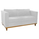 Ver imagem 1 de Sofá 2 Lugares Europa Suede Branco