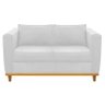 Sofá 2 Lugares Europa Suede Branco - 7