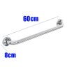 Alça Apoio Barra 60cm Inox Kit 2 uni Banheiro Idoso Deficiente Acessibilidade Cadeirante - 4