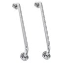Ver imagem 1 de Alça Apoio Barra 60cm Inox Kit 2 uni Banheiro Idoso Deficiente Acessibilidade Cadeirante