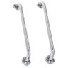 Alça Apoio Barra 60cm Inox Kit 2 uni Banheiro Idoso Deficiente Acessibilidade Cadeirante - 1