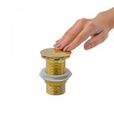 Ver imagem 4 de Válvula Click para Cubas 1.1/4" Inox Dourada