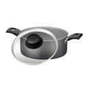 Ver imagem 2 de Caçarola Turim Alumínio Chumbo Antiaderente 2,8l + Faqueiro Ipanema Vermelho 24pc + Wok Loreto 3,