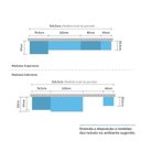 Ver imagem 5 de Cozinha Modulada Completa com 5 Peças 8 Portas 3 Gavetas e Vidro Reflecta 100% MDF Vicenza