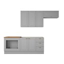 Ver imagem 4 de Cozinha 4 Peças Com Módulo De Forno De Embutir Amy Casa 812