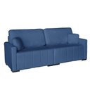 Ver imagem 2 de Sofá Valência 6 Lugares Fixo 290cm Azul Linho de Casa Decor Estofados