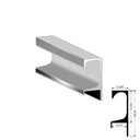 Ver imagem 2 de Perfil Puxador Alumínio Sp-047l para 15mm Barra 06 Metros Anodizado Fosco Sp Alumínio 01 Unidade