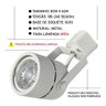 Spot Trilho Eletrificado Eletrocalha Mr16 Dicroica Gu10 Branco Bivolt - 4