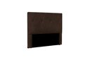 Ver imagem 2 de Cabeceira Solteiro Suede 90cm Aquilla Marrom
