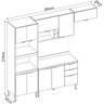Cozinha Completa Firenze 04 Peças 10 Portas e 02 Gavetas  - 4