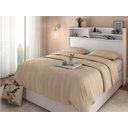 Ver imagem 1 de Cabeceira Casal Roma com Nichos 1,40 Conquista Branco