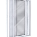 Ver imagem 1 de Porta Balcão de Alumínio de Correr Lateral 3 Folhas Móveis 215x160cm Lucasa Ideale