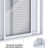 Porta Balcão de Alumínio de Correr Lateral 3 Folhas Móveis 215x160cm Lucasa Ideale - 3
