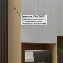 Ver imagem 6 de Paneleiro 100% MDF 2 Portas 1 Gaveta com Espaço Torre Quente 70cm Aura Luciane Móveis