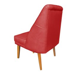 Cadeira Sala de Jantar Bela Suede Vermelho - Majú Decor - 3
