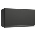 Ver imagem 1 de Armário Aéreo 60 Cm 1 Porta Basculante Preto Nice Madesa