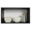 Ver imagem 4 de Armário Aéreo 60 Cm 1 Porta Basculante Preto Nice Madesa
