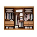 Ver imagem 3 de Guarda Roupa Diamante 6 Pts com Espelho Cinamomo - Leifer