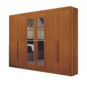 Ver imagem 2 de Guarda Roupa Diamante 6 Pts com Espelho Cinamomo - Leifer