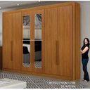 Ver imagem 5 de Guarda Roupa Diamante 6 Pts com Espelho Cinamomo - Leifer