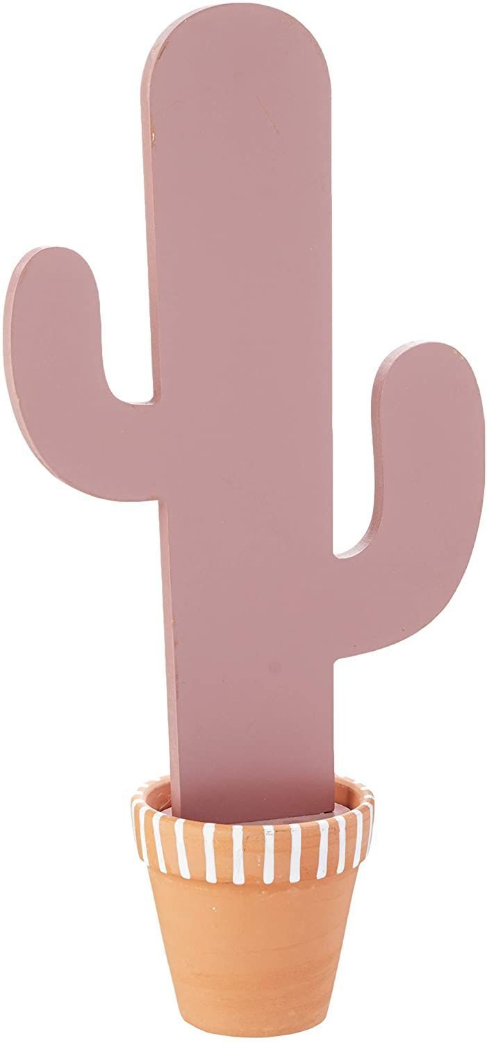 Cacto Decorativo Penélope Adorno Madeira Rosa Av Cacto Home - 2