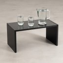 Ver imagem 6 de Conjunto Sofá 2 Lugares com Puff Baú 60cm e Bandeja Antúrio CabeCasa MadeiraOriginals Marrom