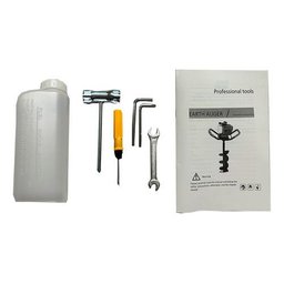 Perfurador de Solo a Gasolina 52cc, 2 Tempos, Potência 1.8hp - 5