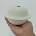 Ver imagem 5 de Vaso Joana Decorativo Cachepô Enfeite 7x12x12cm Cerâmica Branco