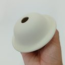 Ver imagem 2 de Vaso Joana Decorativo Cachepô Enfeite 7x12x12cm Cerâmica Branco