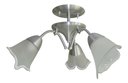Ver imagem 1 de Lindo Lustre Com 3 Hastes E 3 Tulipas Para Sala Quarto